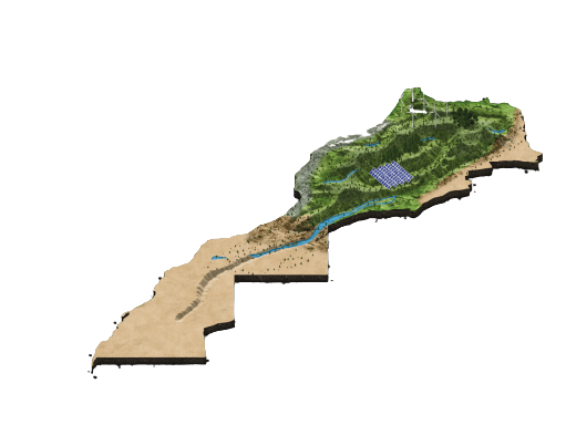 map of Morocco