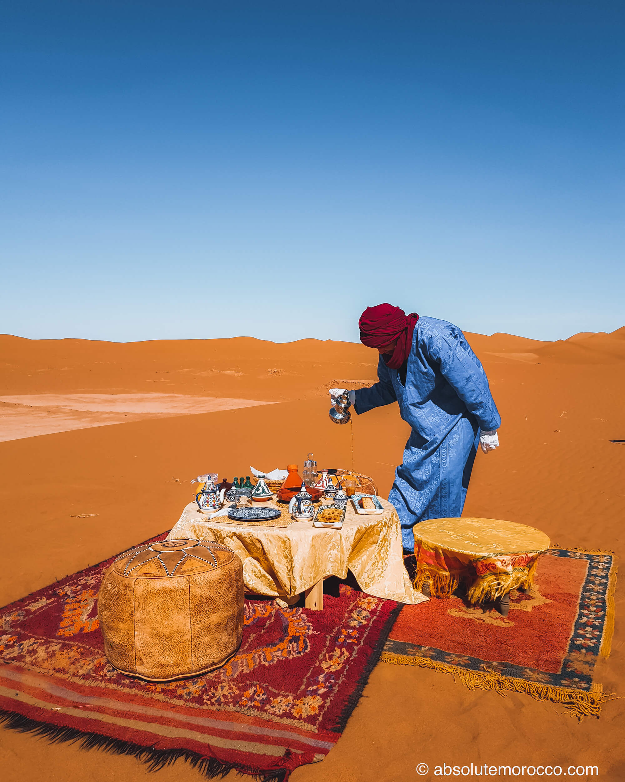 breakfast experience Erg Chigaga Dunes