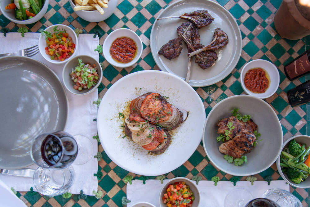 Exquisite Moroccan dish showcasing vibrant colors and tantalizing spices