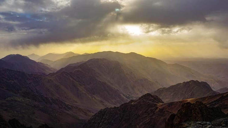 Best time for hiking Toubkal mountains