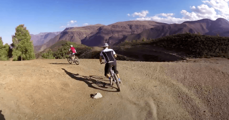 biking in the High Atlas Mountains