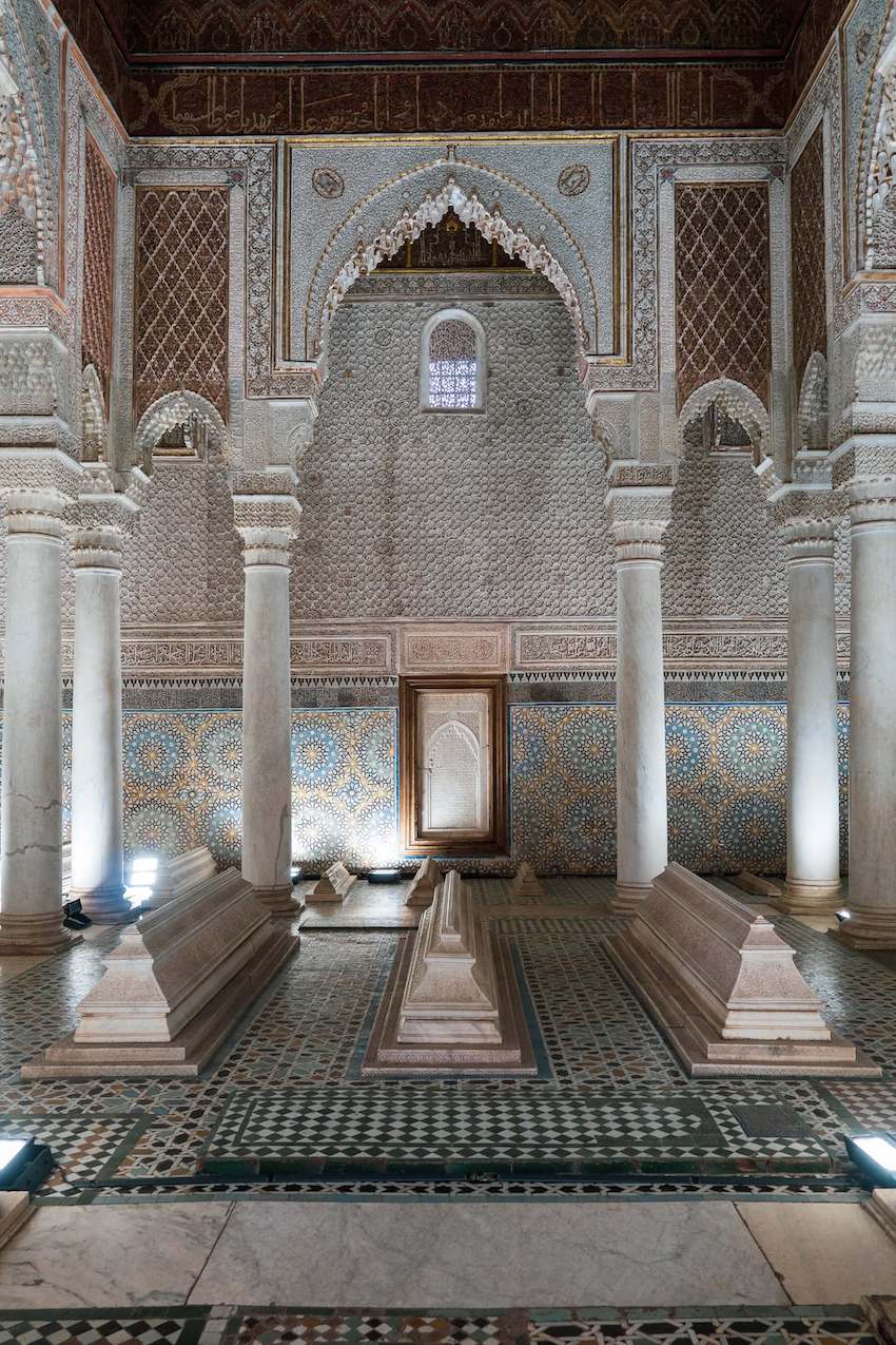 Saadian tombs in Marrakech, Morocco