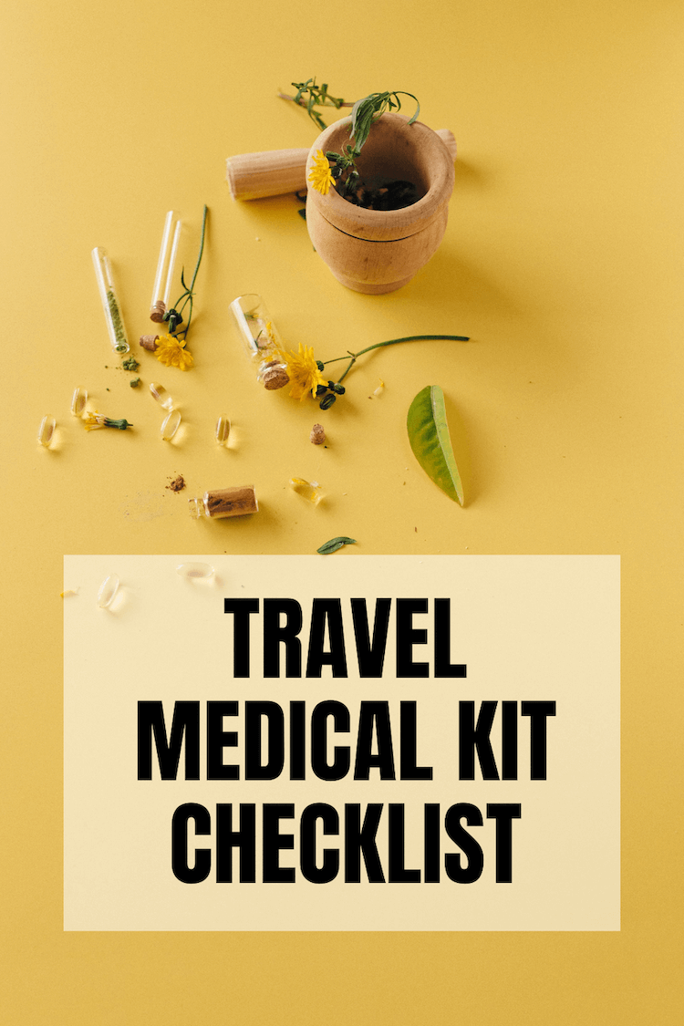 Medical travel kit