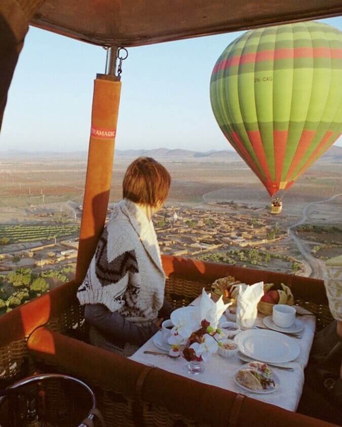 hot air ballon marrakech